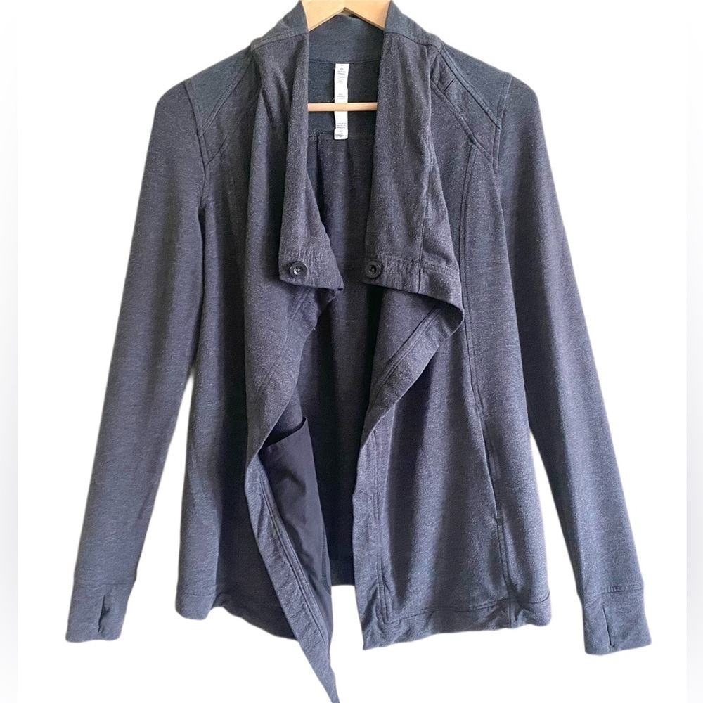 LULULEMON ATHLETICA Women’s Modal Blend Wrap Jacket Size 6